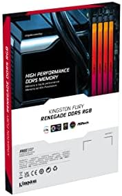 קינגסטון FURY RENEGADE RGB 32GB 6000MT/S DDR5 CL32 DIMM זיכרון שולחן עבודה מודול יחיד | אינטל XMP 3.0